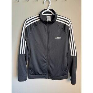 Adidas Womens Sereno 19 Full Zip Track Jacket Large Black Athleisure Sporty Gym